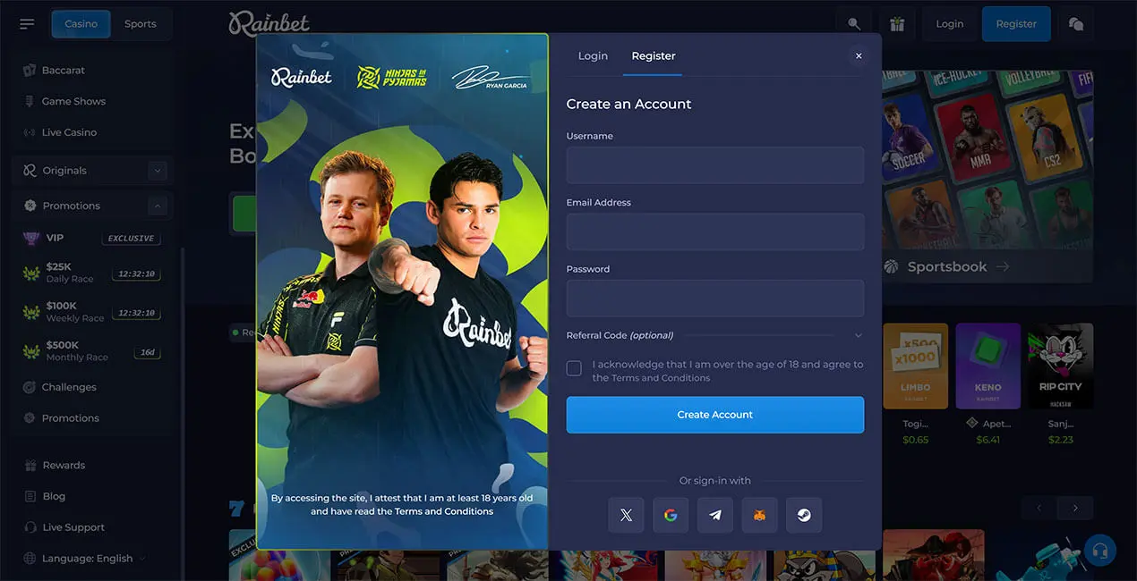 Rainbet Casino – Online slots en live casino voor Nederlandse spelers image 2